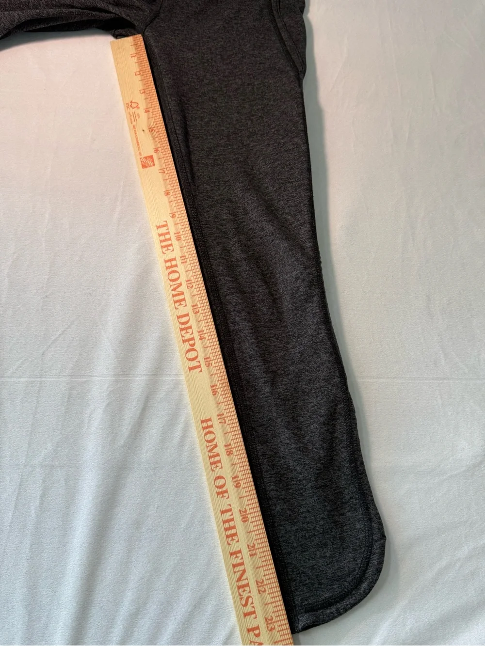 FP Movement by‎ Free People Charcoal Gray High-Waist Cutout Capri Leggings